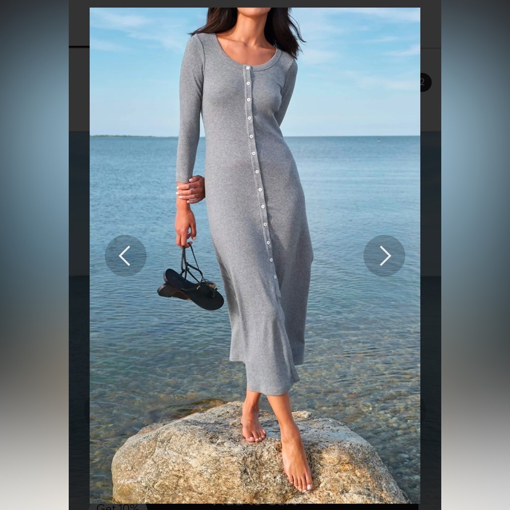 AYR The It Girl Dress in Heather Gray - XS NWT